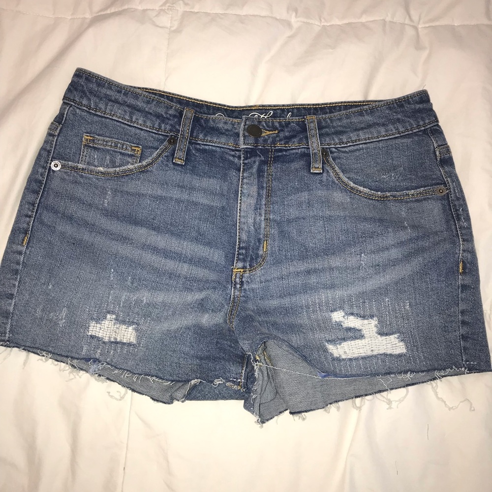 Denim shorts